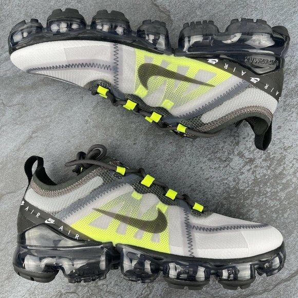 Nike‎ Air Vapormax 2019 Mens 7 Running Shoes Atmosphere Grey Black Womens 8.5